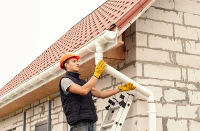 Pose et remplacement de gouttières à Chaudun